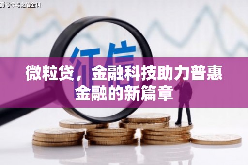 雨花微粒贷，金融科技助力普惠金融的新篇章