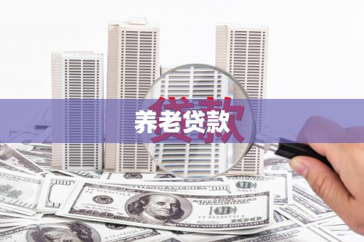 雨花养老贷款