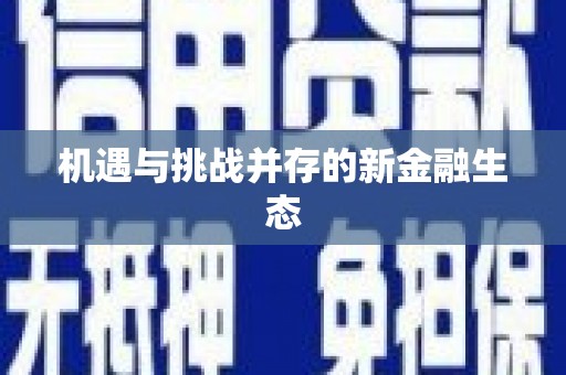 雨花机遇与挑战并存的新金融生态