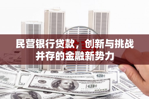 雨花民营银行贷款，创新与挑战并存的金融新势力