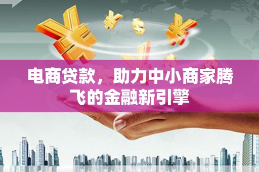 雨花电商贷款，助力中小商家腾飞的金融新引擎