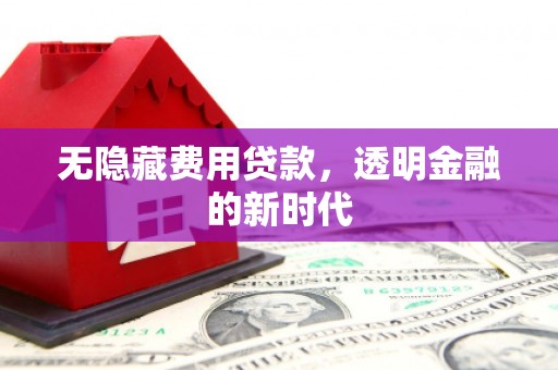 雨花无隐藏费用贷款，透明金融的新时代