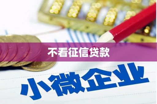 雨花不看征信贷款