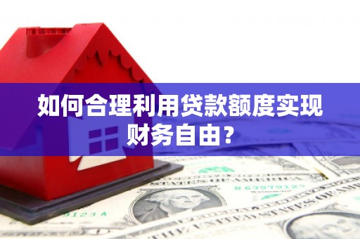 雨花如何合理利用贷款额度实现财务自由？