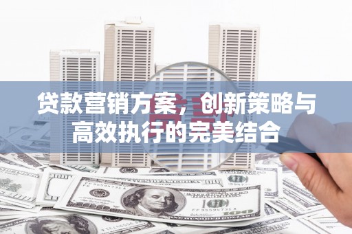 雨花贷款营销方案，创新策略与高效执行的完美结合