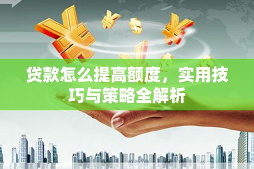 雨花贷款怎么提高额度，实用技巧与策略全解析