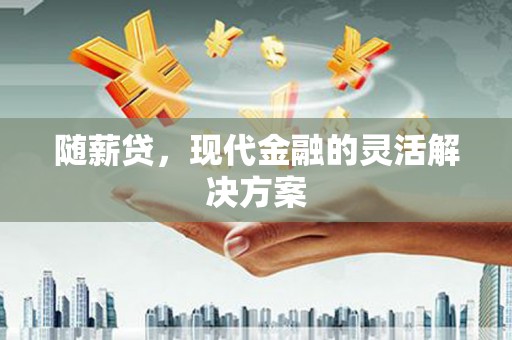 雨花随薪贷，现代金融的灵活解决方案