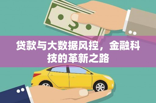 雨花贷款与大数据风控，金融科技的革新之路