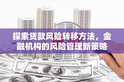 雨花探索贷款风险转移方法，金融机构的风险管理新策略