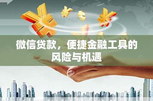 雨花微信贷款，便捷金融工具的风险与机遇