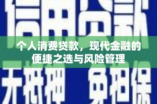 雨花个人消费贷款，现代金融的便捷之选与风险管理