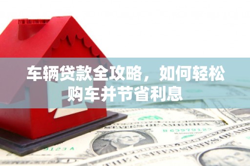 雨花车辆贷款全攻略，如何轻松购车并节省利息