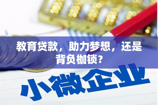 雨花教育贷款，助力梦想，还是背负枷锁？