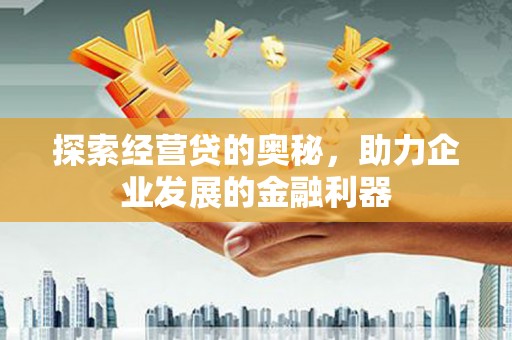 雨花探索经营贷的奥秘，助力企业发展的金融利器