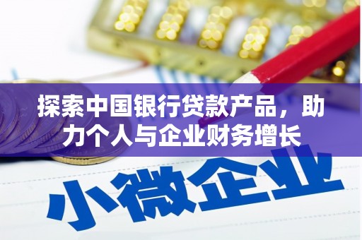 雨花探索中国银行贷款产品，助力个人与企业财务增长