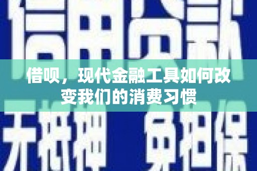 雨花借呗，现代金融工具如何改变我们的消费习惯