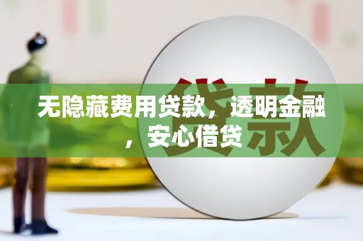 雨花无隐藏费用贷款，透明金融，安心借贷