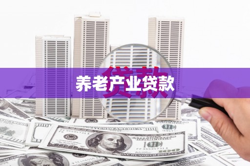 雨花养老产业贷款