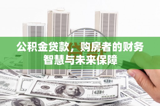 雨花公积金贷款，购房者的财务智慧与未来保障