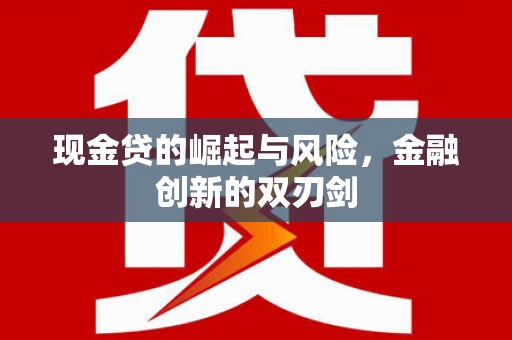 雨花现金贷的崛起与风险，金融创新的双刃剑