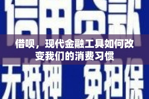 雨花借呗，现代金融工具如何改变我们的消费习惯