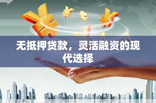 雨花无抵押贷款，灵活融资的现代选择