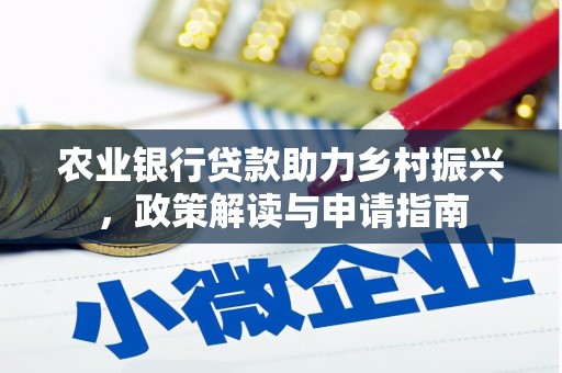 雨花农业银行贷款助力乡村振兴，政策解读与申请指南