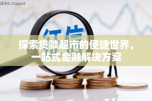 雨花探索贷款超市的便捷世界，一站式金融解决方案