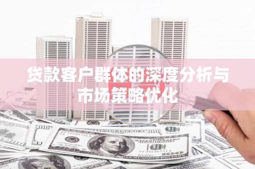 雨花贷款客户群体的深度分析与市场策略优化