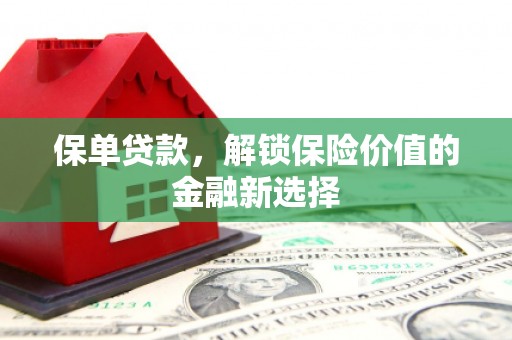 雨花保单贷款，解锁保险价值的金融新选择
