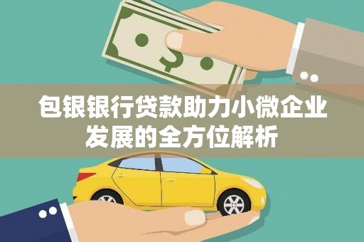 雨花包银银行贷款助力小微企业发展的全方位解析