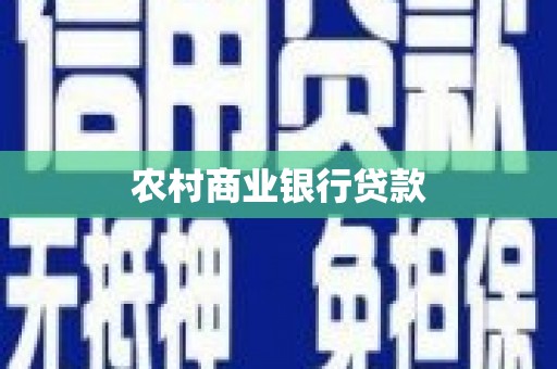 雨花农村商业银行贷款
