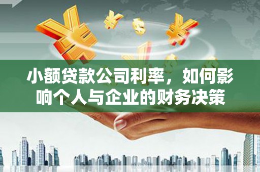 雨花小额贷款公司利率，如何影响个人与企业的财务决策