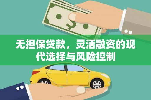 雨花无担保贷款，灵活融资的现代选择与风险控制