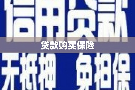 雨花贷款购买保险