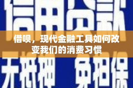 雨花借呗，现代金融工具如何改变我们的消费习惯