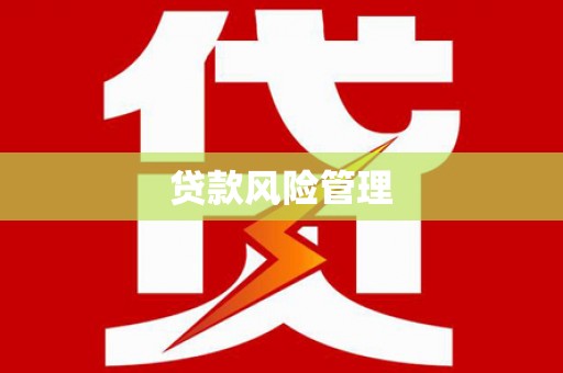 雨花贷款风险管理