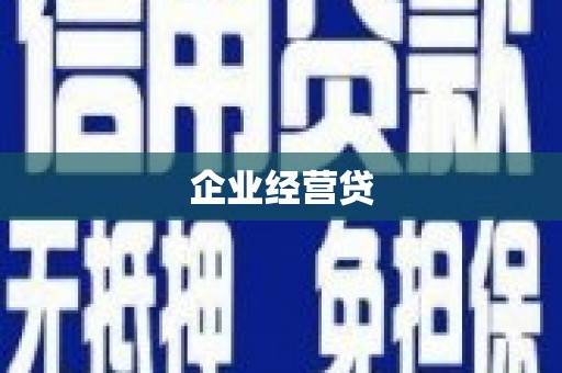 雨花企业经营贷