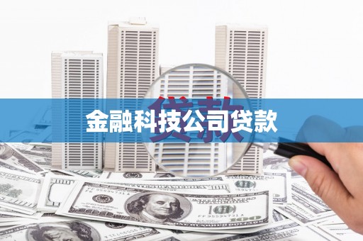 雨花金融科技公司贷款