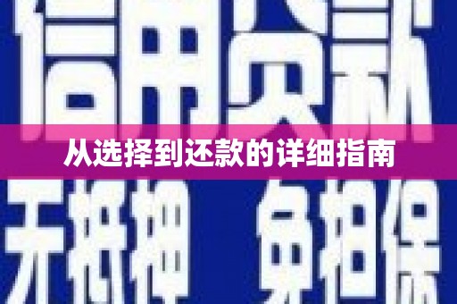 雨花从选择到还款的详细指南