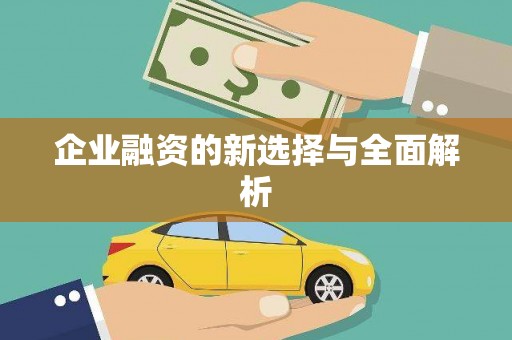 雨花企业融资的新选择与全面解析
