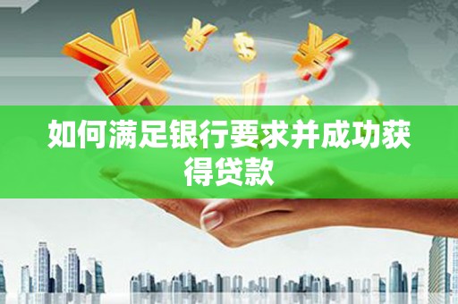 雨花如何满足银行要求并成功获得贷款