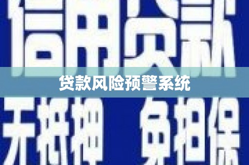 雨花贷款风险预警系统